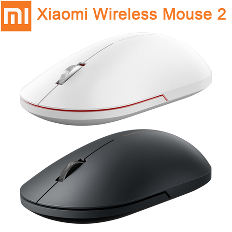 Souris sans fil d'origine Xiaomi Mi 2 souris de jeu portables 1000dpi 2.4GHz souris optique de liaison WiFi pour Windows Mac OS Chrome OS ► Photo 1/6