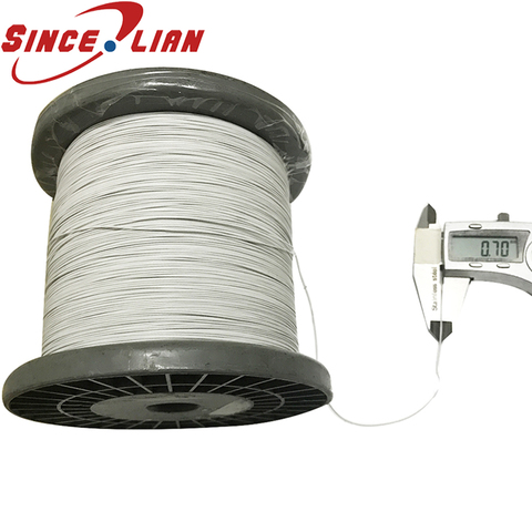 Ligne électronique fine ultra-fine, fil multibrins haute température, UL10064 26AWG 30AWG 32AWG 34AWG, 10m ► Photo 1/6