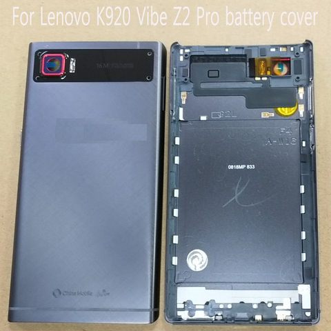 Couvercle de batterie double SIM 4G LTE pour Lenovo K920 Vibe Z2 Pro, protection arrière avec lentille de remplacement ► Photo 1/2