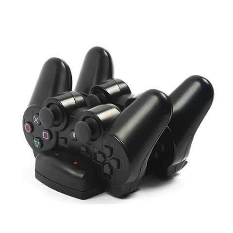 USB double Station de chargeur pour PS3 manette de contrôle alimenté Station de charge pour Dualshock 3 Gampad déplacer la Navigation ► Photo 1/6