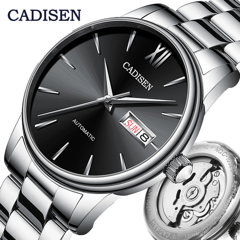 CADISEN hommes montre automatique mécanique montres japon NH36A rôle Date semaine haut de gamme marque montre-bracelet horloge Relogio Masculino ► Photo 1/6