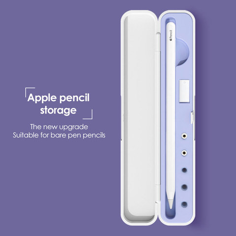 Boîte de rangement Portable pour Apple crayon, boîte de rangement pour Apple crayon 1er génération accessoires pour Apple crayon avec couvercle en plastique ► Photo 1/6