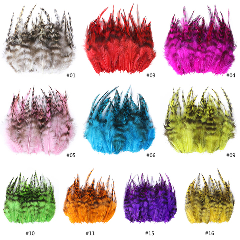 50 pièces 8-13Cm faisan naturel Plumes de poulet Plumes accessoires de décoration pour artisanat à la couture plume maison déco artisanat ► Photo 1/6