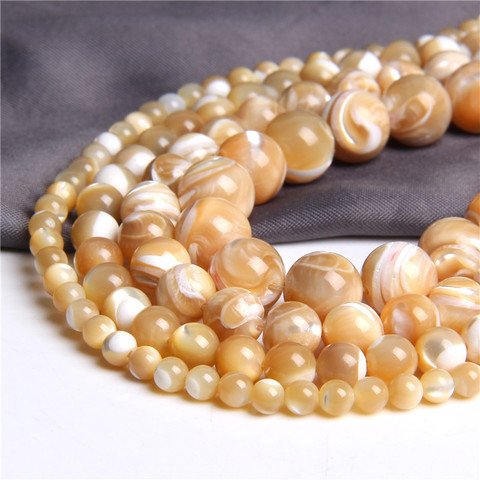4-12MM couleur originale nacre naturelle perle de coquille Trochus roue ronde entretoise coquille perles pour bijoux bricolage 15 