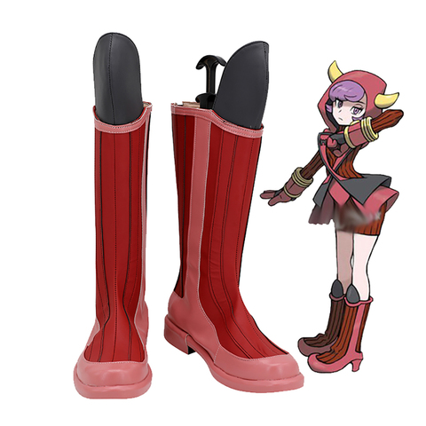 Pokemon Courtney Cosplay bottes chaussures en cuir sur mesure pour adultes et enfants ► Photo 1/1