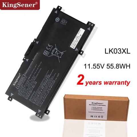 Kingsener LK03XL Batterie Pour HP Envy 17M 15m-bp012dx HSTNN-UB7I HSTNN-LB7U 916368-421 TPN-W127 TPN-W128 TPN-W129 916368-541 ► Photo 1/3