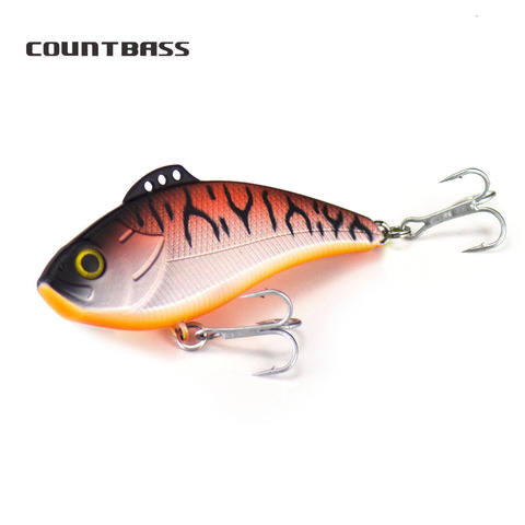 1pc compas basse VIB Chatter Vibration pêchant Hardbait pêche leurre oscillant Lipless manivelle pour l'eau salée ► Photo 1/6