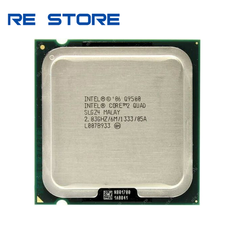 Processeur Intel Core2 Quad Q9500, 2.83GHz, 6 mo de Cache, FSB 1333, LGA 775, pour ordinateur de bureau ► Photo 1/1