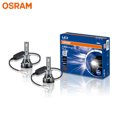 OSRAM – XLZ CLASSIC H1 12V 18W 6000K A6150CW P14.5S, phare Super lumineux, ampoule de voiture blanc froid, feux de route (2 pièces) ► Photo 1/6