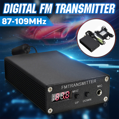 Transmetteur numérique FM stéréo 5W, Mini Station de Radio FM ► Photo 1/6