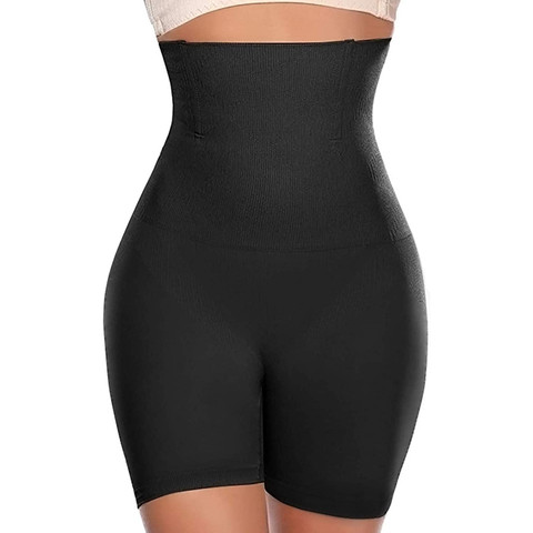 Taille haute contrôle culotte femmes sans couture Shapewear rouleau Shorts Spanx estomac désossage minceur culotte ventre jambes serrées ► Photo 1/6