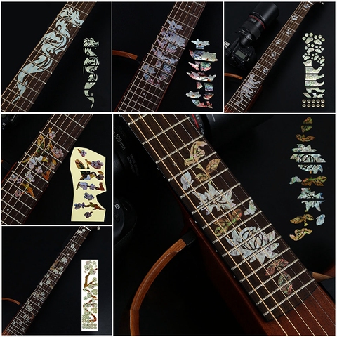 Autocollant décoratif Ultra-fin pour guitare, 1 pièce, pour Instrument de musique, pour guitare électrique ► Photo 1/6