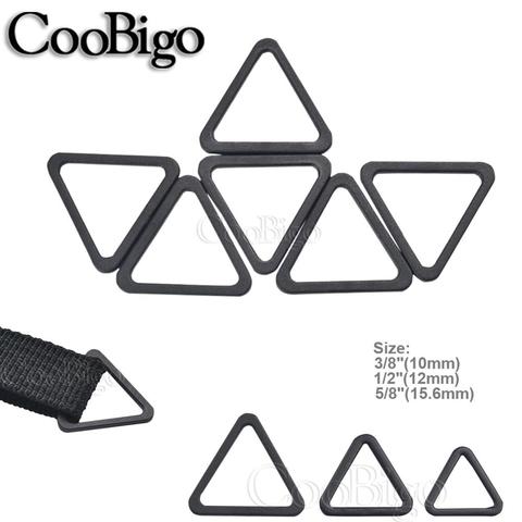 Sangles en plastique, 10mm, 12mm, 15mm, triangle, boucle ajustable, curseur pour sac à dos, boucle de ceinture ► Photo 1/6