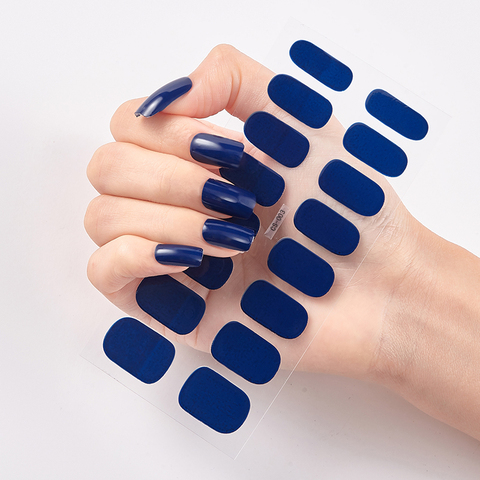 Autocollant de vernis à ongles, étiquette de couleur unie Pure, bande adhésive, beauté totale, 2022 ► Photo 1/6