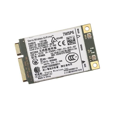 Module Mobile 4G MC8805 DW5570 7W5P6 HSPA + WWAN, débloqué, pour DELL Latitude E5440 E6440 E6540 E7240 E7440 M4800 M6800 ► Photo 1/2