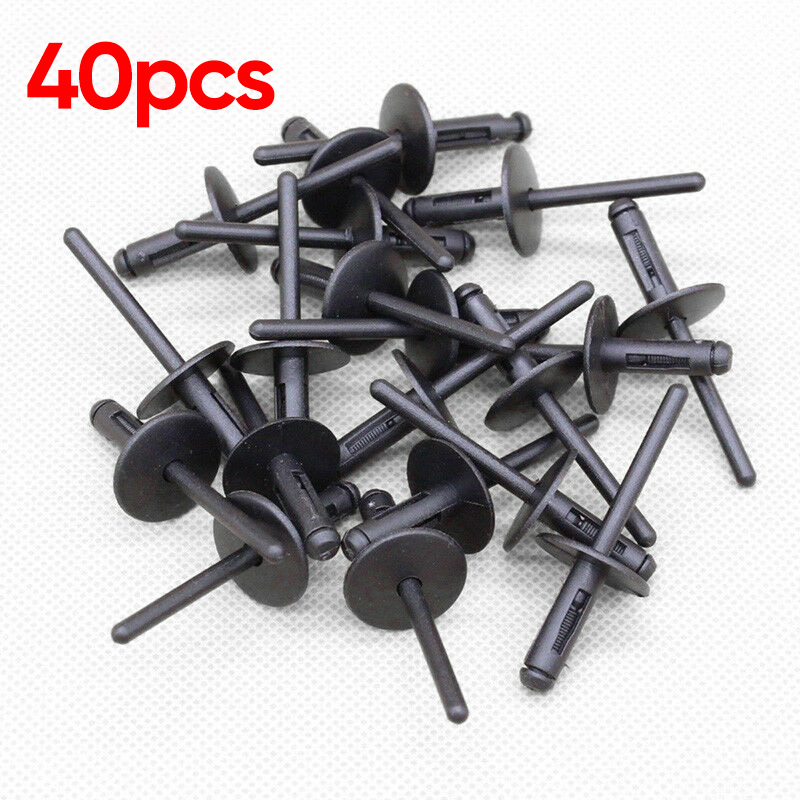 Outil de moulage de Rivets de voiture | Moulage panneau plastique 51777171004 40x pour BMW X1 E84 51717002953 Clip assortiment noir ► Photo 1/3