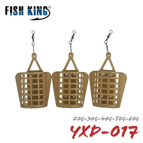 POISSON ROI 1 pc 20g 30g 40g 50g 60g Outil De Pêche Accessoires Appât Cage De Pêche connecteur de Plombs De Pêche Chargeur ► Photo 1/6