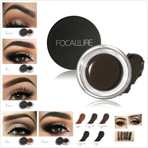 Crème pour sourcils avec brosse professionnelle, 5 couleurs, maquillage imperméable, pommade, Gel, rehausseur, cosmétique, pour les yeux ► Photo 1/6