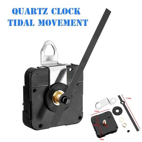 Pour marée Quartz contrôlé horloge mouvement moteur mécanisme 115mm mains ajustement classique suspendu noir Quartz montre horloge murale ► Photo 1/6