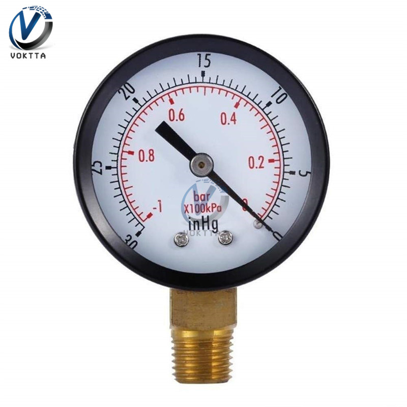 Manomètre de compresseur d'air pour fluide hydraulique, 0-12bar/0-180psi -  AliExpress