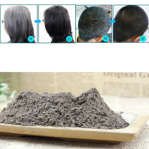 Nouveau! 25g Polygonum Multiflorum poudre cheveux blancs noir et grandir homme et femmes croissance alopécie chauve Cure produits arrêter la perte de cheveux ► Photo 1/6