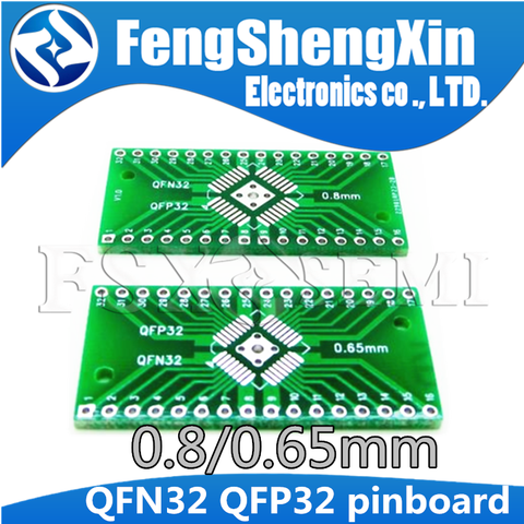 Pinboard – convertisseur DIP QFN32 QFP32, 10 pièces, adaptateur PCB 0.8/0.65mm, pas universel, carte de transfert ► Photo 1/1