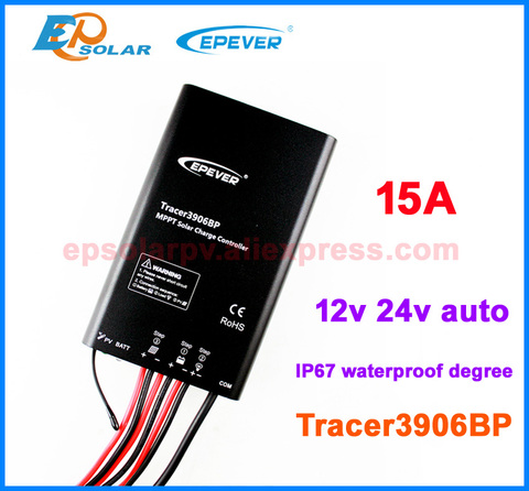 Epever 15A MPPT Solar Charge Controller 12V/24V Waterproof Regulator TracerBP Lithium Battery MPPT Controller 60V/100V PV Input ► Photo 1/6