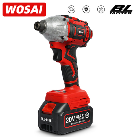 WOSAI-tournevis électrique 20V, batterie sans brosse 300nm, tournevis sans fil, perceuse à percussion, pilote à percussion, pilote Rechargeable ► Photo 1/6