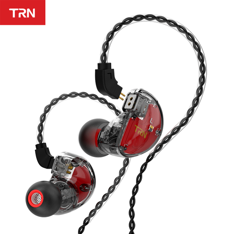 Écouteurs intra-auriculaires hybrides TRN V30 2BA 1DD IEM HIFI monto Sport, oreillettes 3 entraînements, casque 2 broches détachables TRN V80/IM1 ZS10 ► Photo 1/6