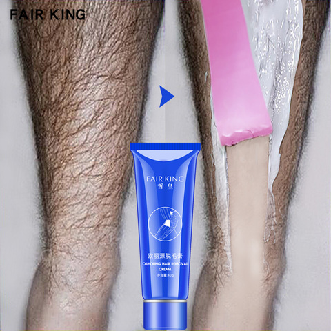 FAIR KING hommes et femmes crème dépilatoire à base de plantes épilation crème indolore pour l'élimination des aisselles jambes cheveux soins du corps rasage 40g ► Photo 1/6