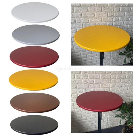 Couverture de Table ronde et imperméable, en Polyester, avec bord élastique, 60-120cm, 1 pièce ► Photo 1/6