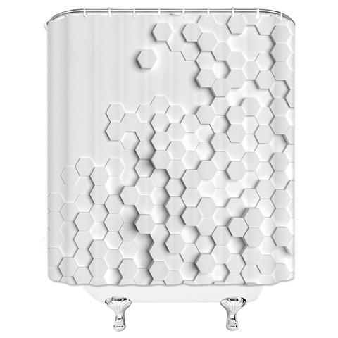 Rideaux de salle de bain lavables | Rideau de douche imprimé 3D, écrans de bain en polyester, décoration de la maison ► Photo 1/6