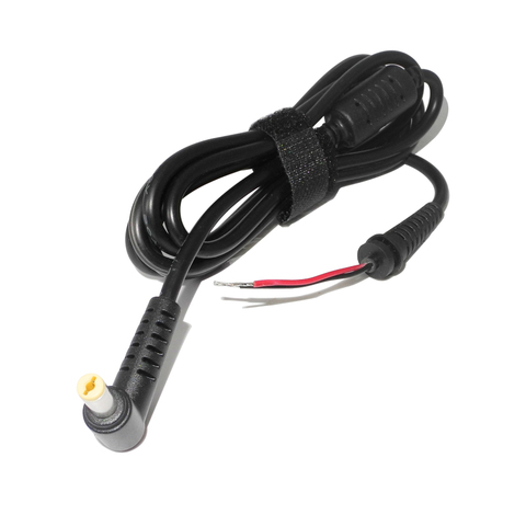 5.5x1.7mm 5.5*1.7mm chargeur d'alimentation cc connecteur de câble 90 cordon à Angle droit pour Acer adaptateur pour ordinateur portable ► Photo 1/6