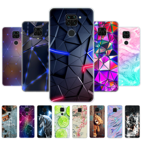 Pour Xiaomi Redmi Note 9 étui 9s souple téléphone en Tpu retour sur Redmi Note 9 Pro housse en silicone Redmi Note 9s Note 9 coque pare-chocs Funda ► Photo 1/6