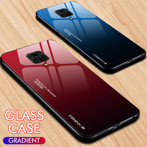 Coque de protection en verre trempé pour Xiaomi, compatible modèles Redmi Note 8, 7, 8T, 9S, 9 Pro Max, 9, 9 Pro, 9S, 8T ► Photo 1/6