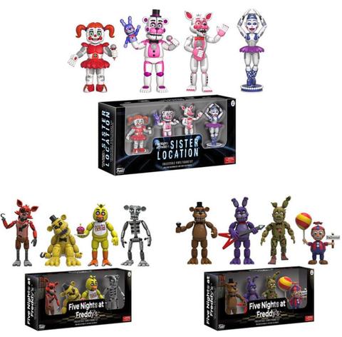 Cinq nuits à Freddy Figure FNAF Action Figurine Bonnie Foxy Freddy Fazbear ours poupées PVC modèle enfants jouets ► Photo 1/6