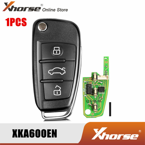 XHORSE XKA600EN clé à distance universelle 3 boutons pour Audi A6L Q7 Type ► Photo 1/6