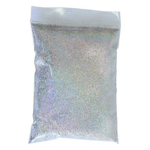 Poudre à paillettes holographique pour ongles, 50g, Laser scintillant, or, argent, poussière à paillettes fines, décoration pour Nail Art, fournitures de manucure ► Photo 1/6