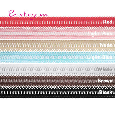 Bandeau élastique en maille, couleur unie, 5/8 
