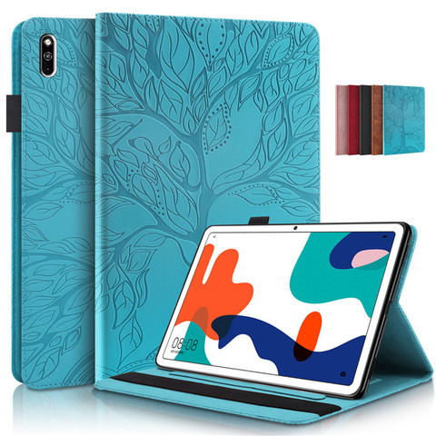 Coque de tablette pour Huawei MatePad T8 8 pouces KOB2-W09 L09, motif arbre en relief 3D, étui pour tablette 10.4 10 4 ► Photo 1/6