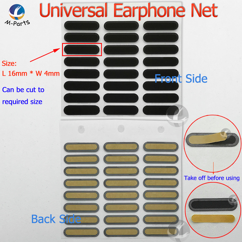 10 ~ 100 pièces/Lot écouteur universel filet Anti poussière maille pour Apple Samsung Sony LG Huawei Xiaomi Vivo Redmi Oppo etc autocollant ► Photo 1/1