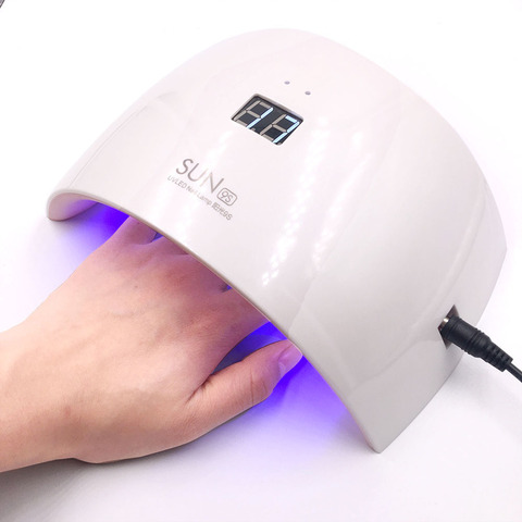 Lampe professionnelle UV LED SUN9C 24W, lumière blanche, sèche-ongles pour le traitement du vernis Gel, outils d'art des ongles ► Photo 1/6