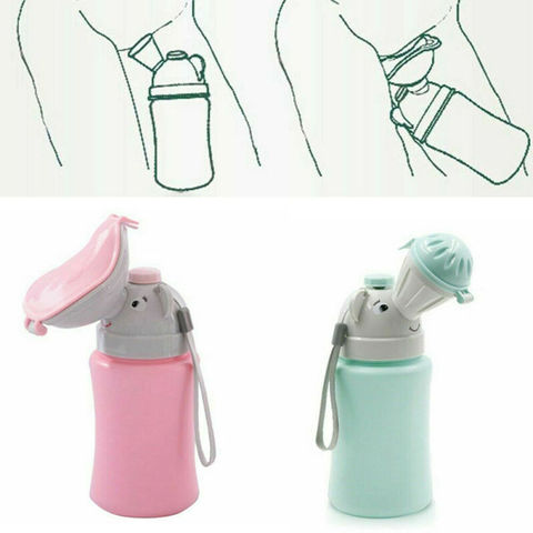 Pot urinoir de voyage pour bébés, 2022 nouveauté, Pot de toilette Portable ABS pour enfants, entraînement pour bébés garçons filles, fourniture de voyage de 500ML ► Photo 1/6