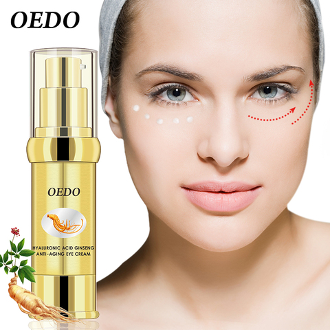 Acide hyaluronique Anti-âge Peptide collagène crème pour les yeux contre les sacs et les poches ► Photo 1/6