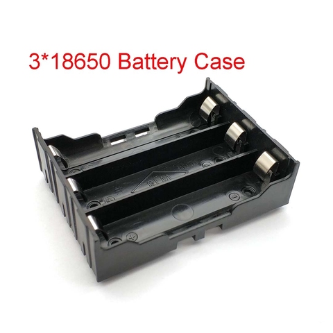 18650 support de batterie boîtier bricolage Lithium batterie boîte support de batterie avec broche pour 3*18650 (3.7-11.1 V) ► Photo 1/4