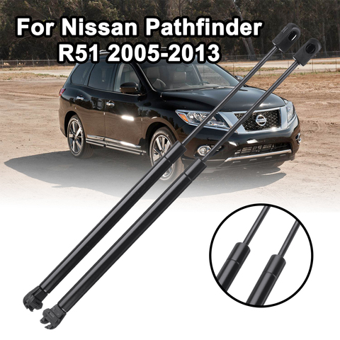 Support de jambes à gaz pour Nissan Pathfinder R51 2005-2013 | 2 pièces, vitres arrière en acier au carbone de voiture ► Photo 1/6