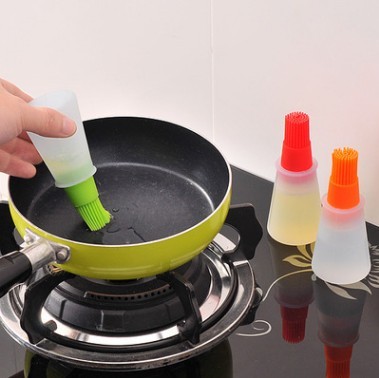 Brosse à huile en Silicone pinceaux de cuisson stylo à huile liquide gâteau beurre pain pâtisserie brosse BBQ ustensile sécurité badigeonner brosse outils de cuisine ► Photo 1/6