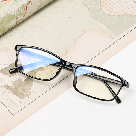 Ordinateur Ultra-léger Anti lunettes à rayons bleus lunettes optiques pour les yeux filtre de jeu bloquant les UV lunettes Ultra légères pour les femmes hommes ► Photo 1/6