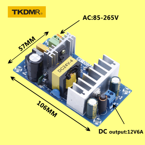 TKDMR-Module d'alimentation ca 110v 220v à cc 24V 6a AC-DC, carte d'alimentation à découpage, Promotion 828 ► Photo 1/4