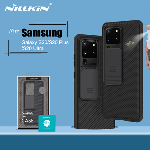 Pour Samsung Galaxy S20 étui NILLKIN CamShield étui caméra coulissante protéger la confidentialité couverture arrière propre pour Samsung S20 Plus S20 Ultra ► Photo 1/6